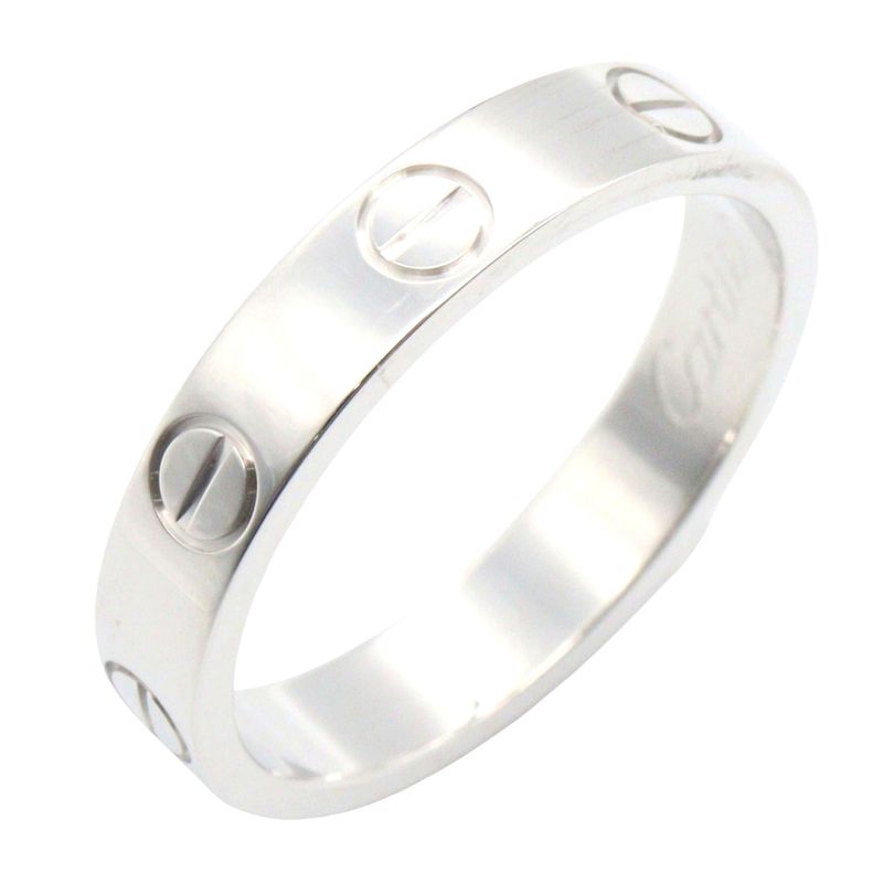 Cartier Mini Love Ring K18wg White Gold